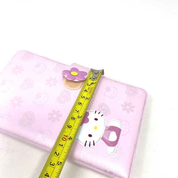 Hello Kitty Pencil Case/Box Full Of Rare Pencils & Erasers  Vintage Sanrio Hello Kitty Foldable Case Binder Gel Pens As Is School Supply
